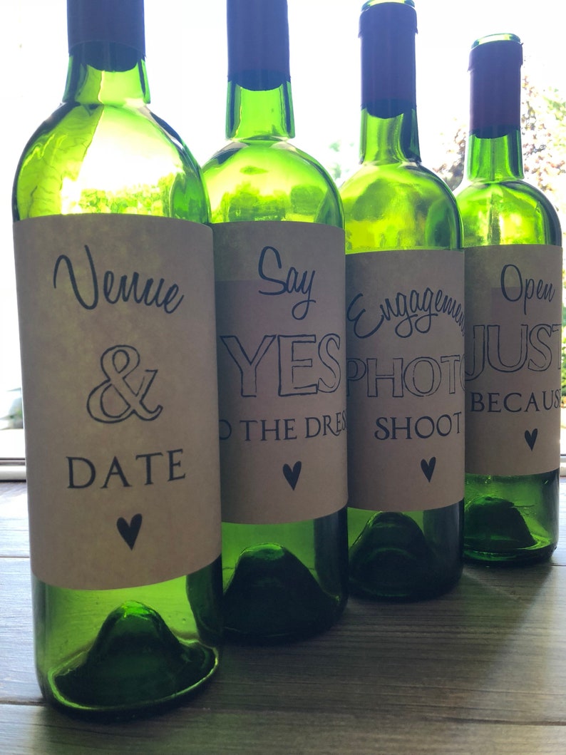 Engagement Gift Engagement for Couple Wine Engagement Gift Etsy