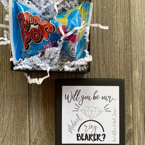 Ring Bearer Proposal, Will you be my Ring Bearer, Ring Security Ring Bearer Gifts image 5