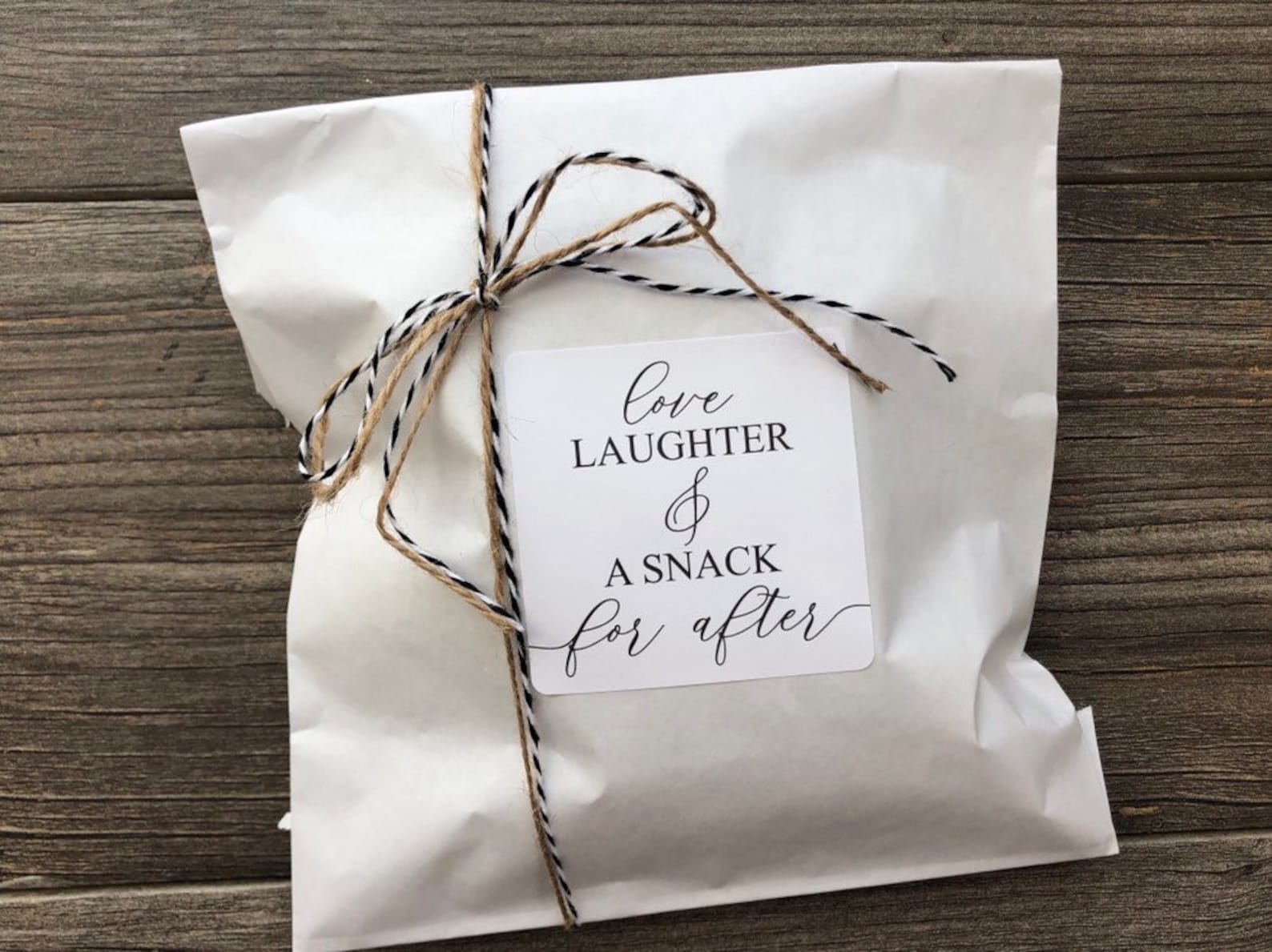 Wedding Welcome Bag DIY Sticker Kit Comes With Personalized Letter ...