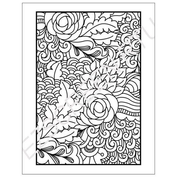 DIY Silk Screen Printing Stencil Hand Drawn Henna Floral for - Etsy