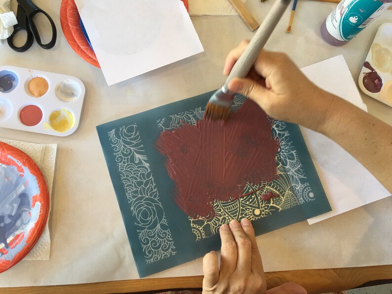 silk screen at home