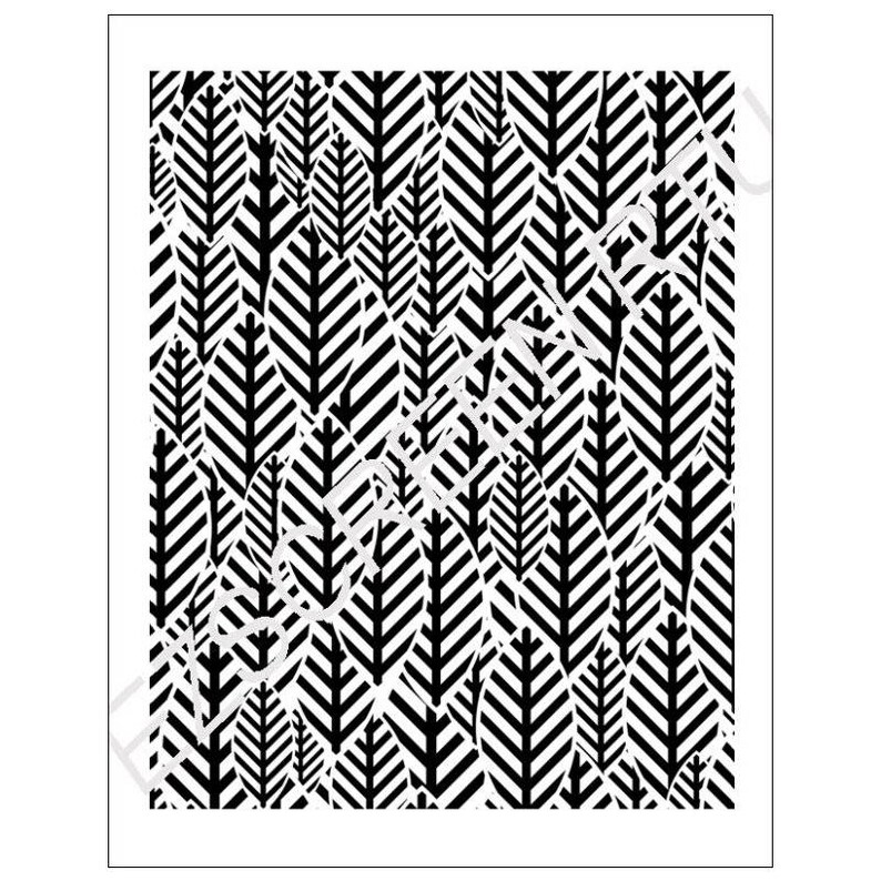 diy-silk-screen-printing-stencil-abstract-leaf-pattern-for-etsy