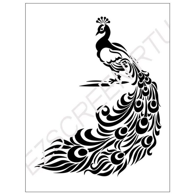 diy-silk-screen-printing-stencil-beautiful-peacock-for-etsy