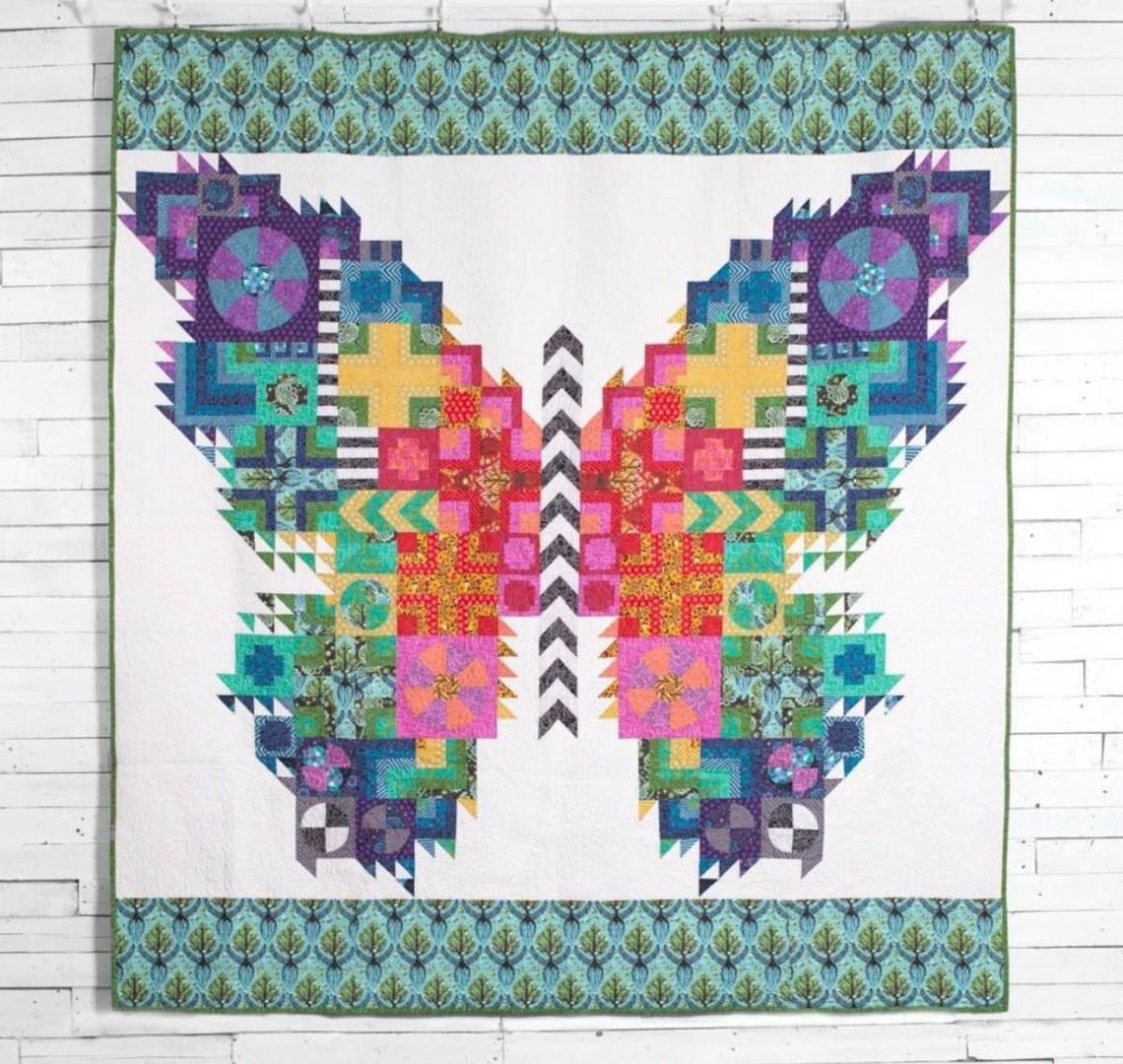 Tula Pink Butterfly Quilt Fabric Kitcraftsy Version for Free Etsy