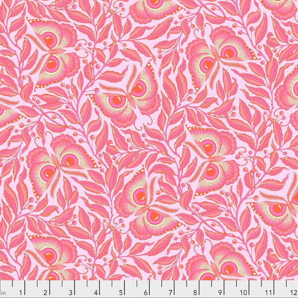 OOP RARE ~ FreeSpirit Tula Pink Pinkerville Enlightenment in Cotton Candy (PWTP130) ~ 100% Cotton Fabric - 1/4 yard cut