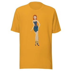 Lorelei Fashion Art Illustration Dress Design Unisex t-shirt