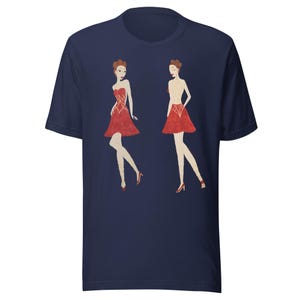 Lucita Fashion Art Illustration Dress Design Unisex t-shirt