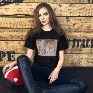 Baba Yaga’s Enchanted Forest Russian Slavic WitchUnisex t-shirt