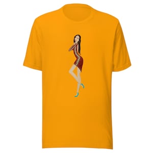 Anoush Fashion Art Illustration Dress Design Unisex t-shirt