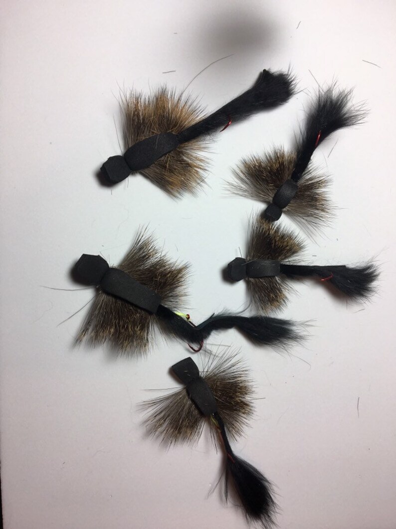 Morrish Mouse Fly Fishing Flies - 6 Pack Of Natural Mouse Patterns