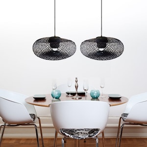 Moderne Kronleuchter-Dining Licht-rustikale Hängelampe-moderne Pendelleuchten-Küche Beleuchtung-Küche Licht-Holz-Anhänger Licht-Holz Lampenschirm Bild 5