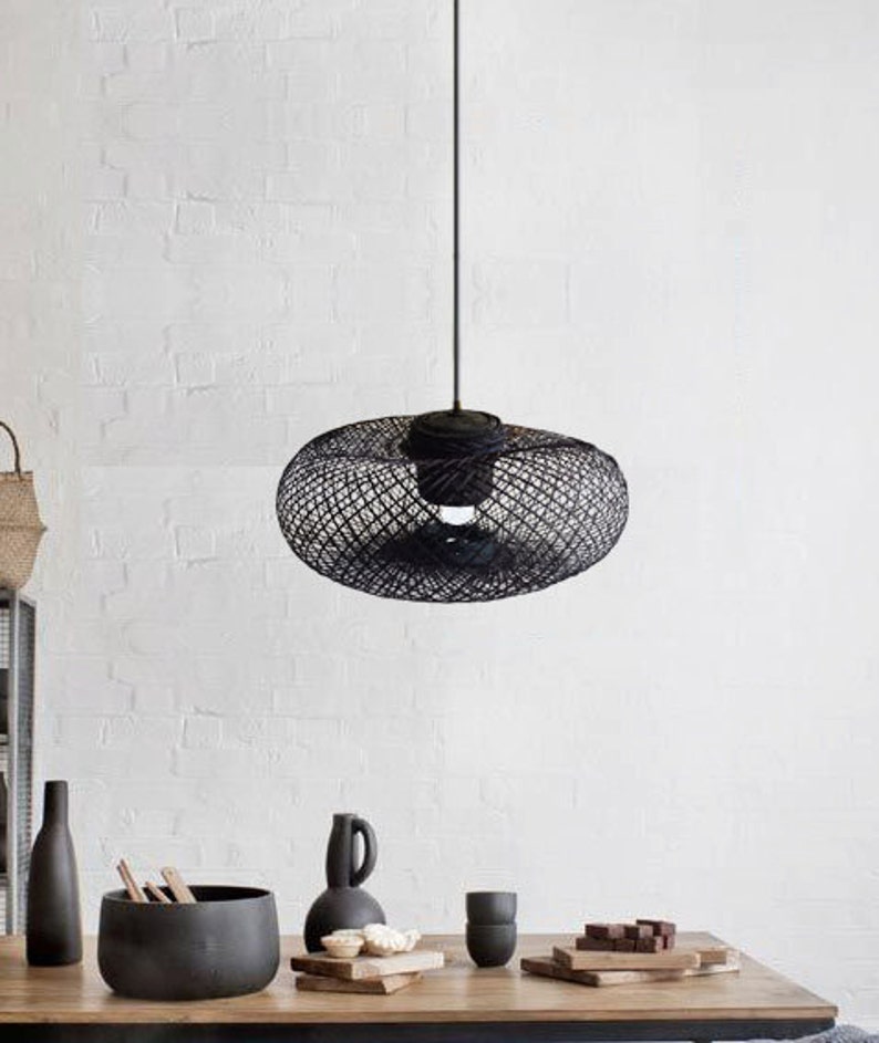 Modern Chandelier-Dining light-rustic Hanging lamp-modern pendant lights-kitchen lighting-kitchen light-wood pendant light-wood lampshade