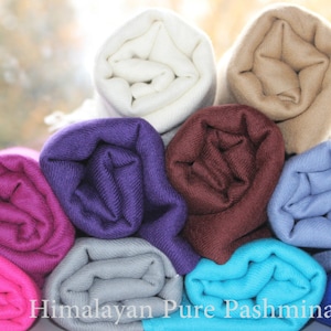 Pure Himalayan Kashmir Wool Pashmina Finest & Traditional Wrap