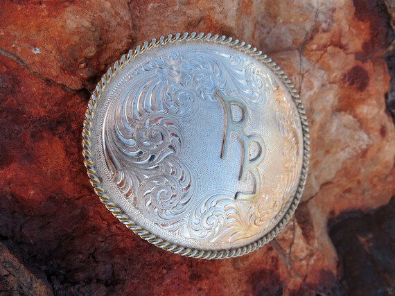 ROY ROGERS SILVER Buckle, Vintage, Commemorative w