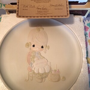 Mother Sew Dear Precious Moments limited plate