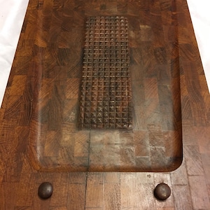 Genuine danish modern teak cutting board marked digsmed 1968