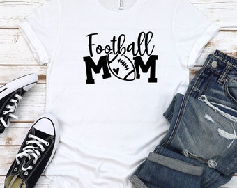 Football Mom Shirt, Football Shirts, Football Shirt, Sport Mom Shirt, Football Mom T-Shirt, Football Mom Tee