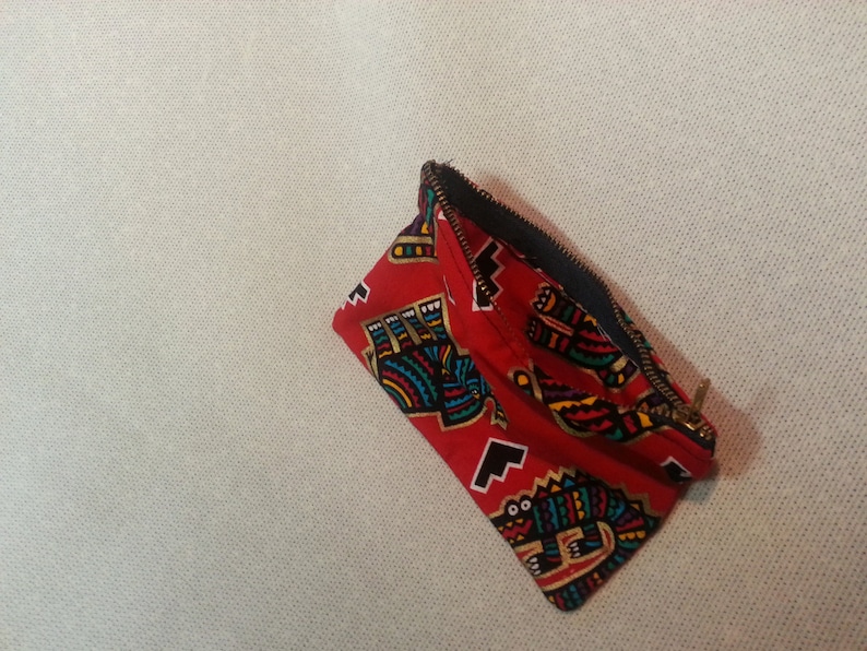 Small Tribal Red ChangeJewelry Purse