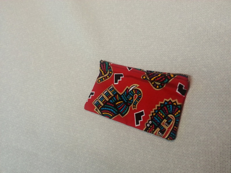 Small Tribal Red ChangeJewelry Purse