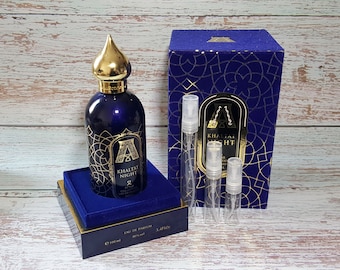 Khaltat Night EDP, Attar Collection Perfume Sample, Travel Size Sample Bottles 3ml, 5ml, 10ml