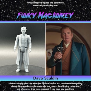 Vintage-style Star Wars Custom Davo Sculdin Action Figure