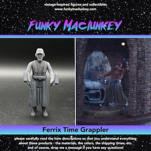 Vintage-style Star Wars Custom Ferrix Time Grappler Action Figure