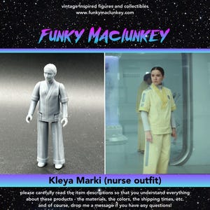 Vintage-style Star Wars Custom Kleya Marki (Nurse) Action Figure
