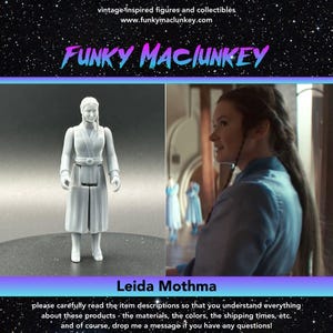 Vintage-style Star Wars Custom Leida Mothma Action Figure