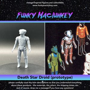 Vintage-style Star Wars Death Star Droid (prototype version) Action Figure