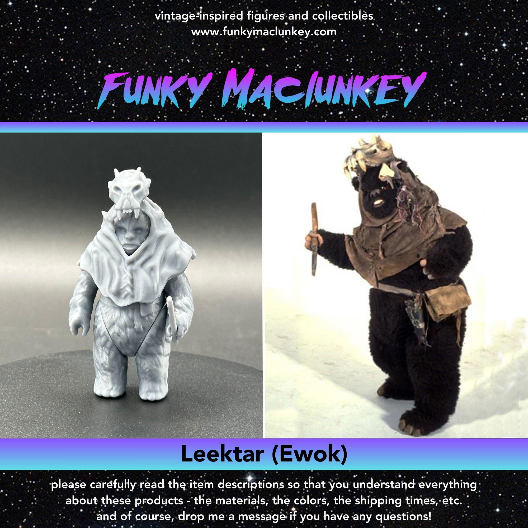 Vintage-style Star Wars Leektar (ewok) Action Figure - Etsy