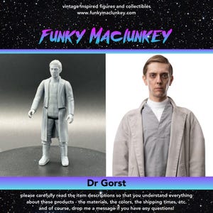 Vintage-style Star Wars Custom Dr Gorst Action Figure