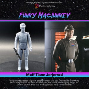 Vintage-style Star Wars Custom Moff Tiann Jerjerrod Action Figure