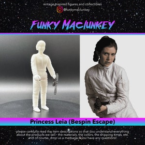 Figurine articulée Star Wars Princesse Leia (Bespin Escape) style vintage
