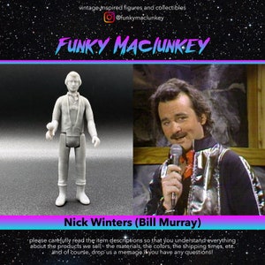 Vintage-style Star Wars Custom Action Figure: Nick the Lounge Singer (Bill Murray)