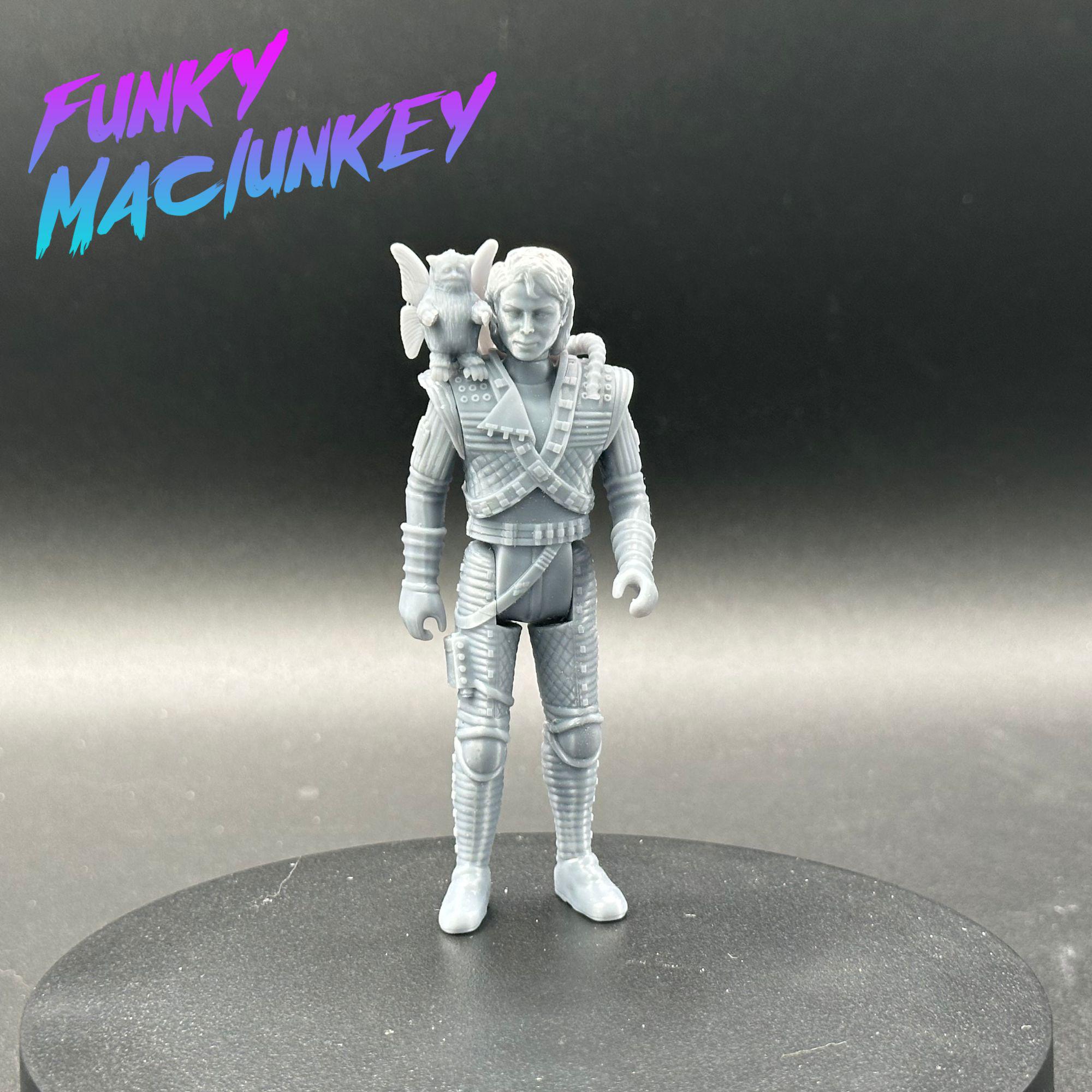 Vintage-style Captain EO With Fuzzball Action Figure (multiple