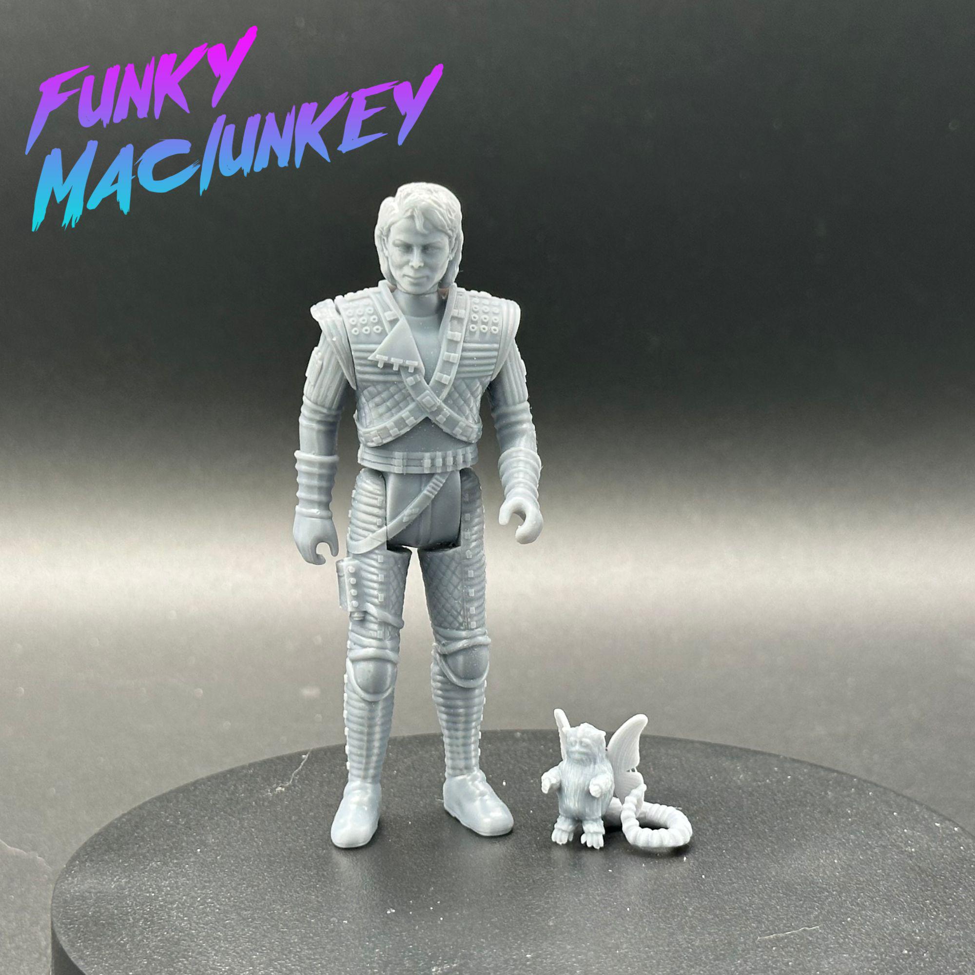 Vintage-style Captain EO With Fuzzball Action Figure (multiple