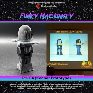 Vintage-style Star Wars Custom R1-G4 (Kenner Prototype) Action Figure