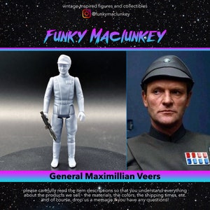 Vintage-style Star Wars Custom General Maximillian Veers Action Figure