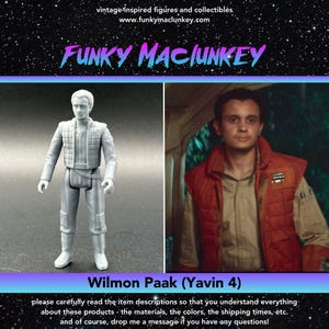 Vintage-style Star Wars Custom Wilmon Paak Action Figure