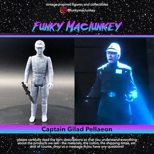 Vintage-style Star Wars Custom Captain Gilad Pellaeon Action Figure
