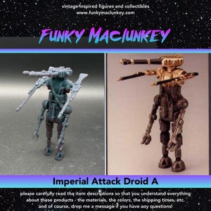 Vintage-style Star Wars Imperial Attack Droid A Action Figure