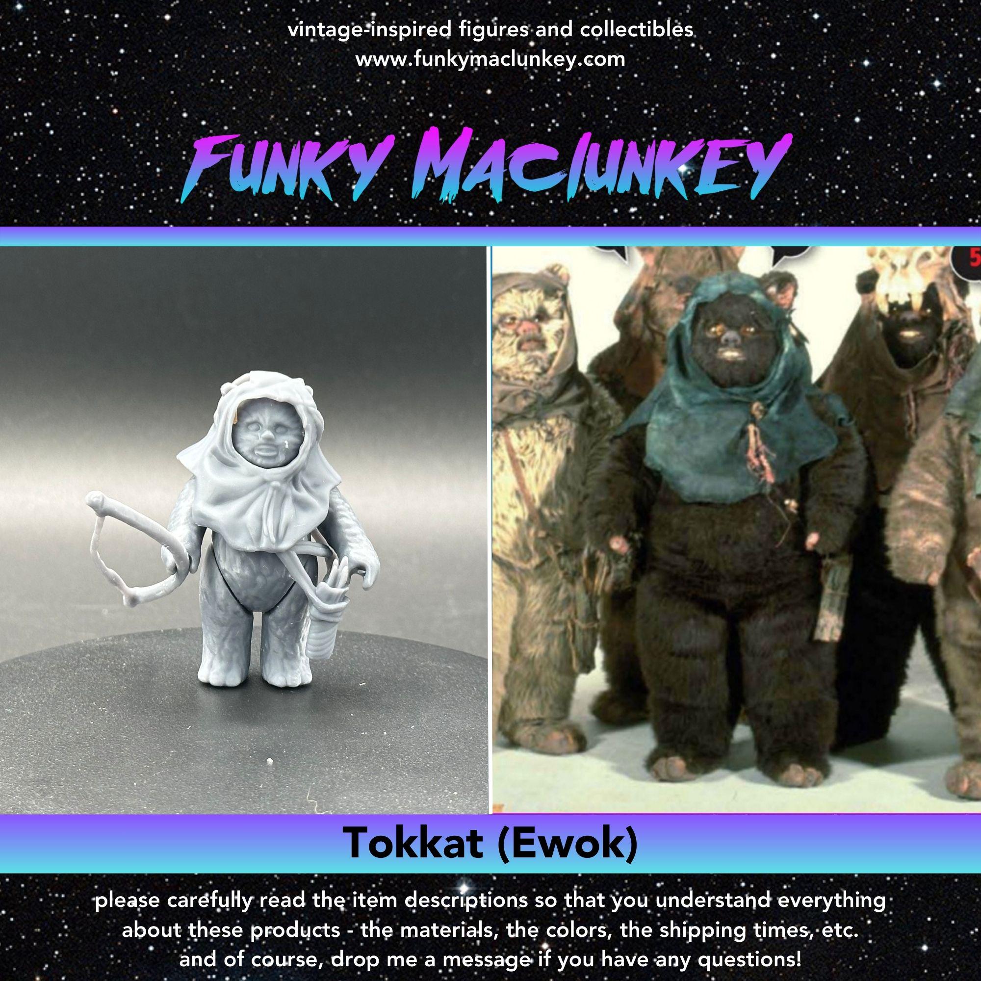Vintage-style Star Wars Tokkat (ewok) Action Figure - Etsy
