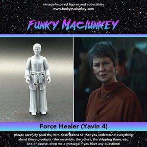 Vintage-style Star Wars Custom Yavin 4 Force Healer Action Figure