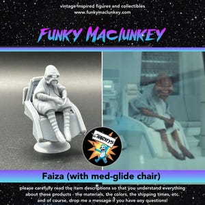 Vintage-style Star Wars Custom Faiza (with chair) Action Figure