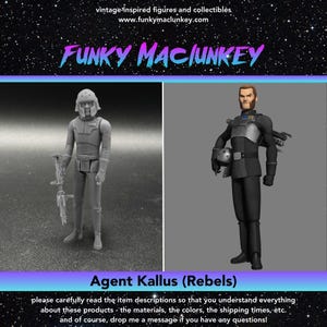 Vintage-style Star Wars Agent Kallus (Rebels) Action Figure
