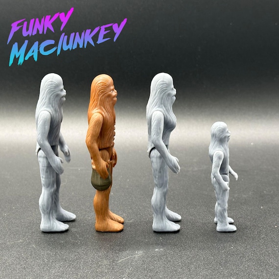 DG family toys プラスチック 置物 フィギュア Vintage-style Star Wars Custom Chewbacca's Family Action Figures