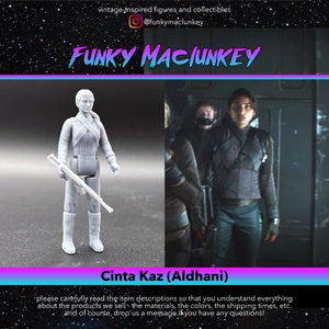 Vintage-style Star Wars Custom Cinta Kaz (Andor) Action Figure