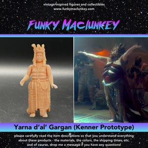 Vintage Style Star Wars YARNA GARGAN action figure, Jabba&#39;s Dancer (Kenner Prototype version)