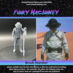 Vintage-style Star Wars Custom Brock Starsher (v2) Action Figure