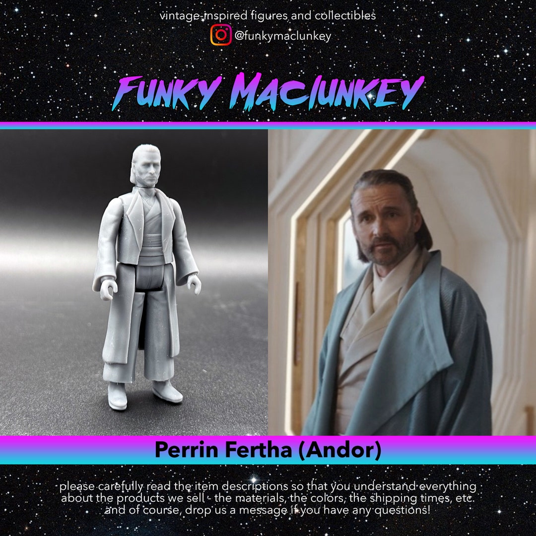 Vintage-style Star Wars Custom Perrin Fertha (andor) Action Figure - Etsy